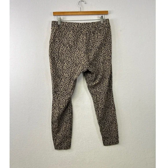 Old Navy Stevie Leopard Print Leggings Pants Women's Size‎ L - Picture 2 of 9